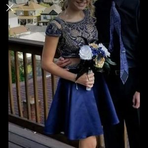 Royal blue homecoming dress